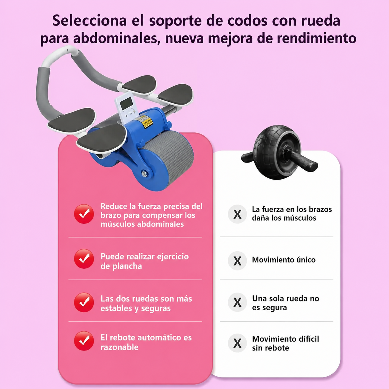 Rodillo Rueda Abdominal Rueda Fitness